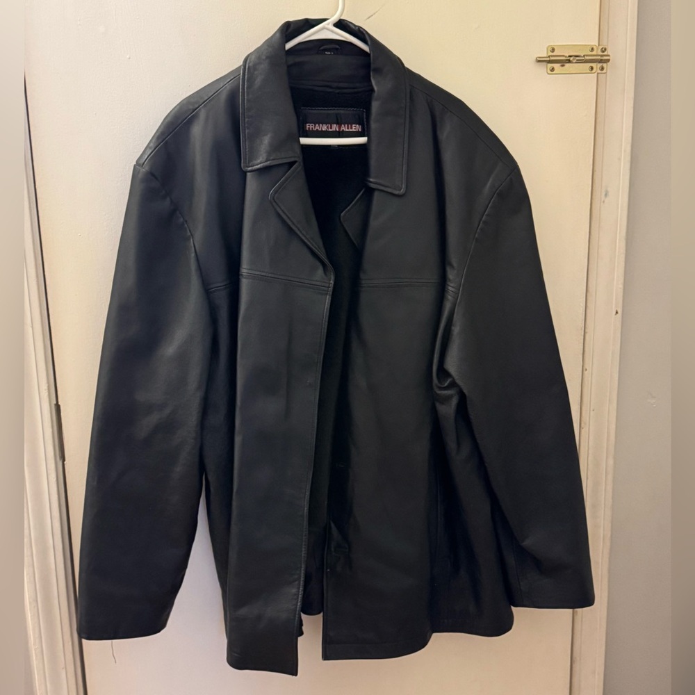 Franklin Allen Leather Men’s Jacket Size XXL